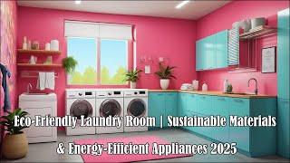 Eco Friendly Laundry Room, Sustainable Materials & Energy Efficient Appliances 2025
