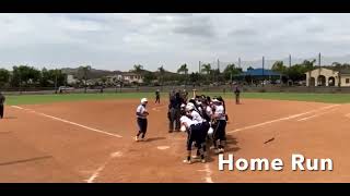Megan Milton 2024 #10 (4.3 GPA): 3 for 3 Homer & Double at Zoom into June today!