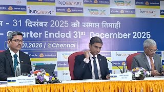 Indian Bank Q3 2026 Financial Results | Binod Kumar,  MD & CEO | Chennai Head Office 