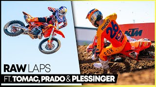 Eli Tomac & Jorge Prado on RedBull KTM - First Laps | RAW