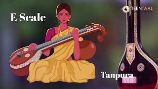 E Scale Tanpura for Flute and Vocal practice