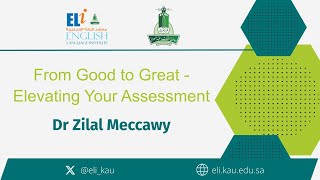 From Good to Great   Elevating Your Assessment