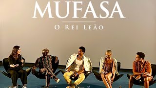 Bate papo com dubladores de #Mufasa