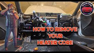 How to remover your VW MK4 Heater Core PT 1