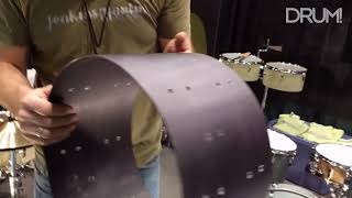 Jenkins-Martin Fiberglass Drums at 2018 Chicago Drum Show