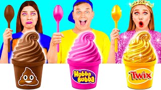 Rich vs Broke vs Giga Rich Food Challenge | Epic Food Battle by GoFun Challenge