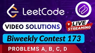 Leetcode Biweekly Contest 173 part I | Video Solutions | Codehurdle