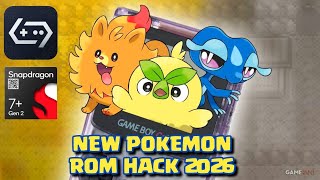 New Pokemon Rom Hack 2026 Using GameHub on Android 