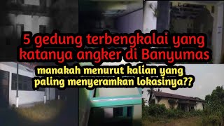 BERIKUT 5 BANGUNAN TERBENGKALAI YANG ANGKER VERSI KONCO MISTIS - VIDEO SWRAM ( OFFICIAL LIVE HOROR)