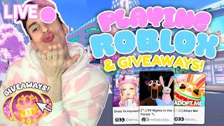 🔴 LIVE - PLAY ROBLOX WITH ME & WIN GIVEAWAYS! COME JOIN!