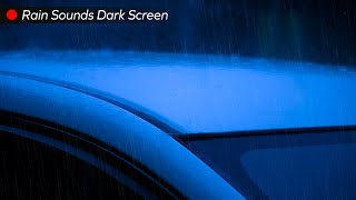 Night Rain on Car Sounds for Sleeping - 8 Hours Video with Soothing Sounds for Relaxation & Sleep