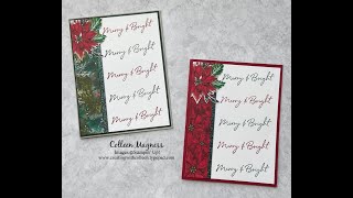 Stamparatus Side Step Stamping Sweet Candy Canes Card