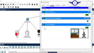Intruder Detector or Thief-Catcher IoT System with Motion Detector, Siren & CCTV Using Packet Tracer