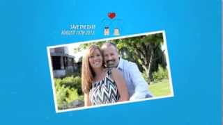Ali Fout and Nicole Conklin Wedding Invitation • Created By Kirk Noland
