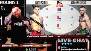 McGregor's JOINT FLYS OUT HIS LEG!!! (Live Reaction)