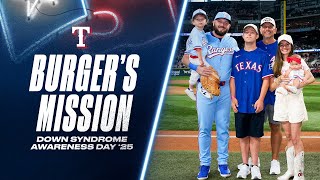 Jake Burger Hosts Down syndrome Awareness Day at Globe Life Field