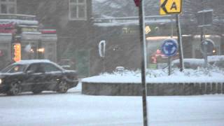 Snow Storm In Amsterdam