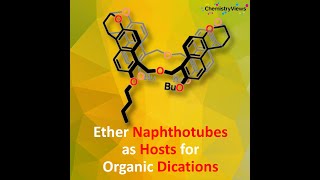 Ether Naphthotubes as Hosts for Organic Dications
