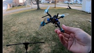Tiny Drone VS a Very Windy Day - FPV Freestyle w/ Stick cam