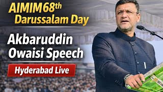 68th Darussalam Day Hyderabad | Akbaruddin Owaisi Full Speech | AIMIM Jalsa 2026