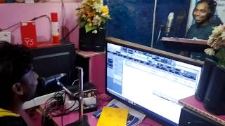 देखिये नए कलाकार को किस तरह गवाते हैं।। ATM MUSIC में live recording।। Gulshan kumar