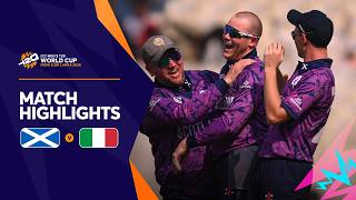 Scotland v Italy | Match Highlights | Men’s T20 World Cup 2026