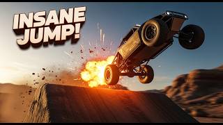 INSANE Ramp Jump Challenge in BeamNG.drive! 💥 Extreme Crash Test & Stunt Madness