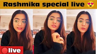 Rashmika special live for fans🔴exclusive||TopTrending||Rasmika mandana||Vijay devarkonda