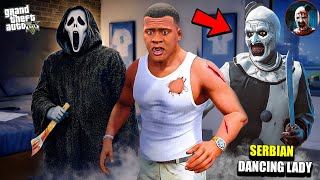 GTA V : Franklin & Avengers Hunting Scary Serbian Dancing Lady in Gta V!