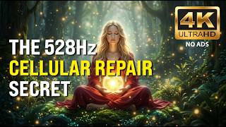 (NO ADS) 528Hz Miracle Frequency | Cellular Regeneration & Deep Physical Relief for Healing Sleep