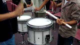 Jake and Joey at SSMS drumline practice