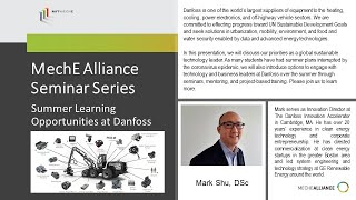 Mark Shu - Danfoss Summer Learning Opportunities