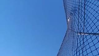 doing flips on the trampoline