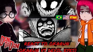 REACT TO OKARUN can react to|| DanDaDan Season.../Okarun vs Evil Eye