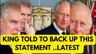 KING TOLD TO PROVE IT - BOMBSHELL LATEST #royal #britishroyalfamily #epsteinfiles