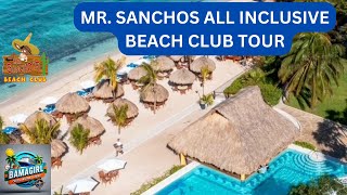 Tour of Mr. Sanchos Beach Club #mrsanchos #cozumel #cruiseship