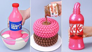 Tantangan Dekorasi Kue Cokelat Merah Muda 🩷 Tantangan Terberat Dalam Membuat Kue Cokelat