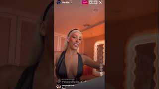 Doja Cat previewed some of her UNRELEASED songs on Instagram Live