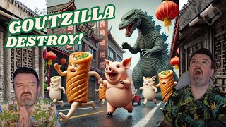 Goutzilla DETROYS Innocent Chinese Town! | DSPig Eats It