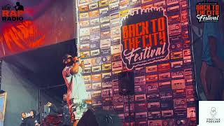 Lupe Fiasco performing around my way at the South African hip-hop festival Back to the City