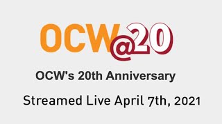 Celebrating 20 Years of MIT OCW Event