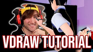 How to Set Up VDraw || OBS Guide and Tutorial