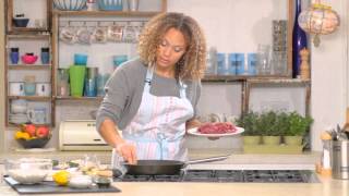 HDTV Angela Griffin Lamb Wraps Recipe AGE NET