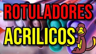 Probando ROTULADORES de PINTURA ACRÍLICA