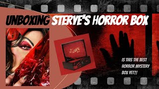 Unboxing The ULTIMATE Horror Box From Sterye!