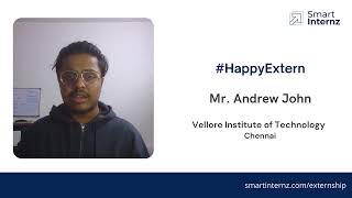 Andrew John from Vellore Institute of Technology shares his experience on Internet of Things (IoT)