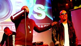 Devon "Goldie" Golder with Wyclef Jean at S.O.B' s New York City Heads Music Showcase