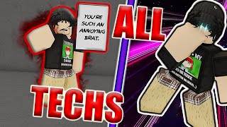 ALL TECHS In Jujutsu Shenanigans