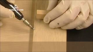 15   Recreating an Edge on Oak panel with Hardwax