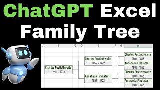 How to Use ChatGPT to Create a Family Tree Template in Excel (Free Tutorial)